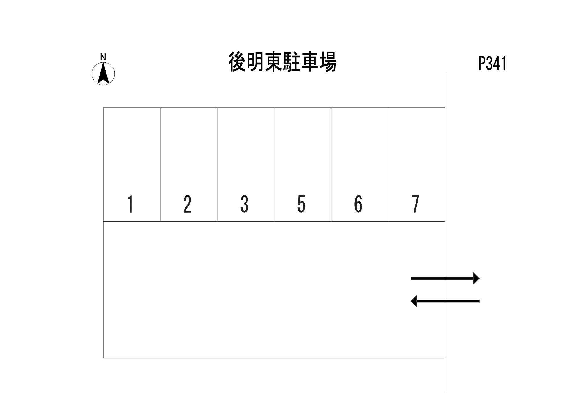 駐車場画像4枚目