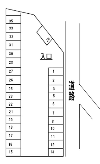 小竹駐車場|千葉県佐倉市小竹１４２２|屋根（なし）|平置き（舗装
