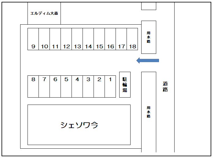 駐車場画像4枚目