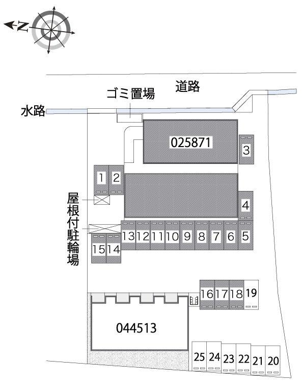 グリーンパルのいちⅡ(25871)の駐車配置図