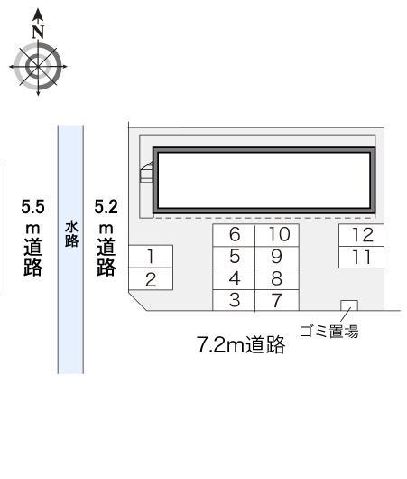 エポワール中央(16856)の駐車配置図