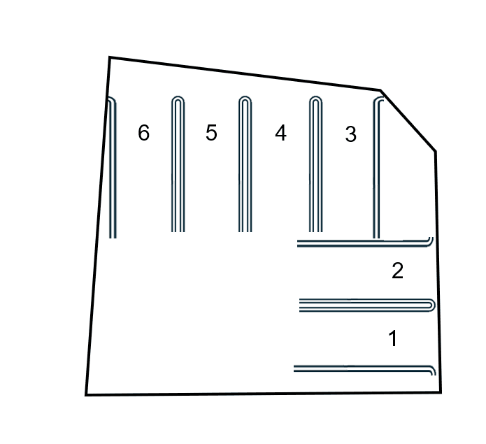 ザ・パーク岐阜朝日町の駐車配置図