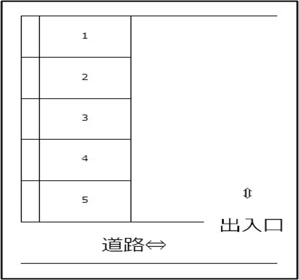 JINSEIパーキング9の駐車配置図