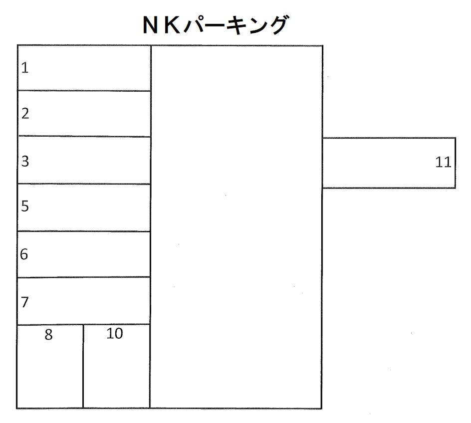 NKパーキングの駐車配置図