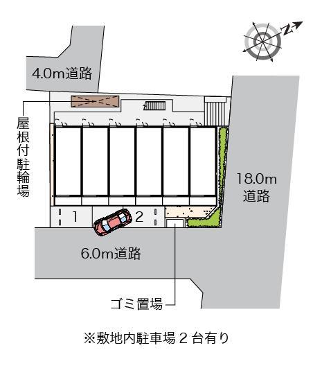 コヅチⅥ(53388)の駐車配置図