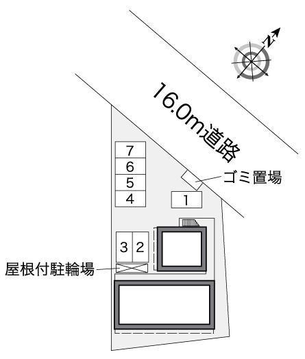 夢見(25385)の駐車配置図