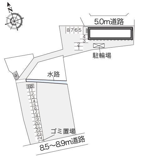ISEYA(17090) 敷地外駐車場の駐車配置図