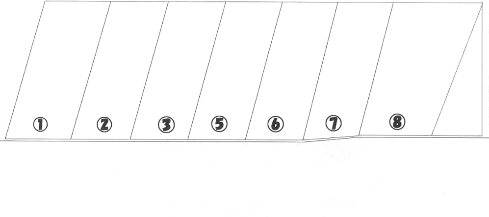 大原町山上駐車場の駐車配置図