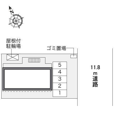 守牧町(33970)の駐車配置図