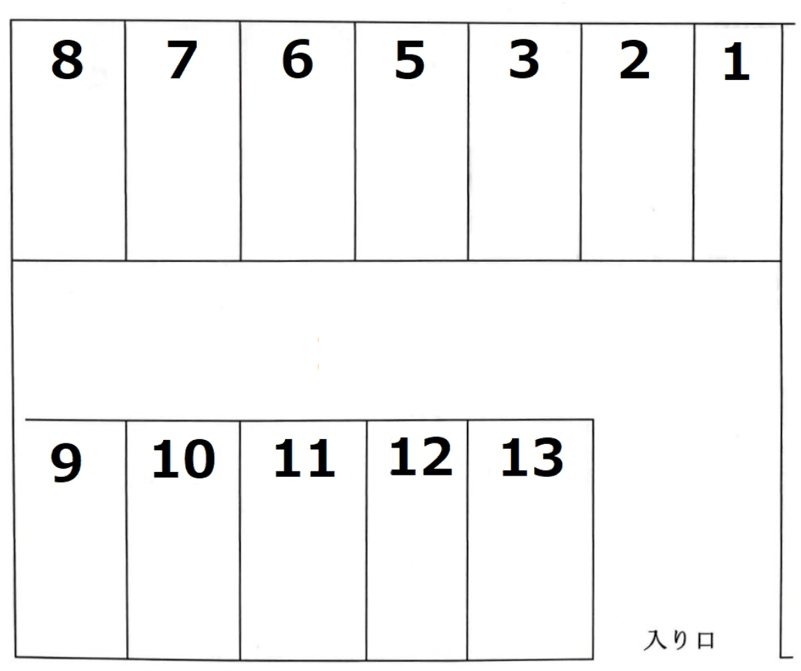 佐鳴台6丁目 小倉Pの駐車配置図
