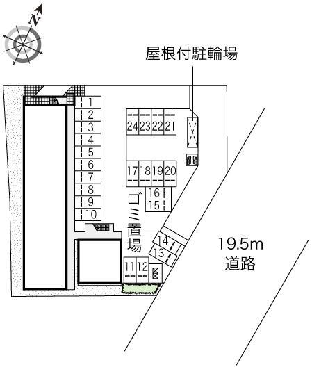 フィールド中根(41109)の駐車配置図