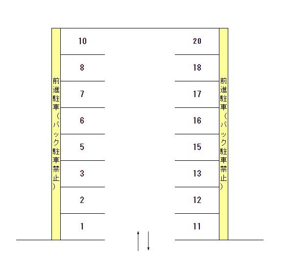 J-217の駐車配置図