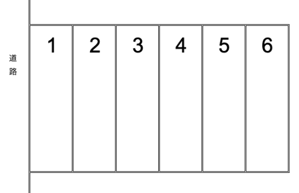 8.河原駐車場の駐車配置図