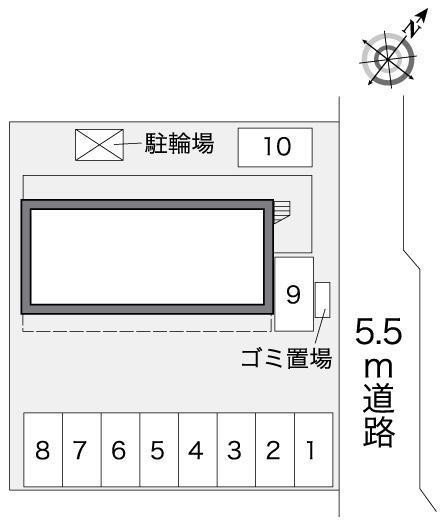 アーネストTOWA(25477)の駐車配置図