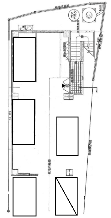ジャスミンハウスの駐車配置図