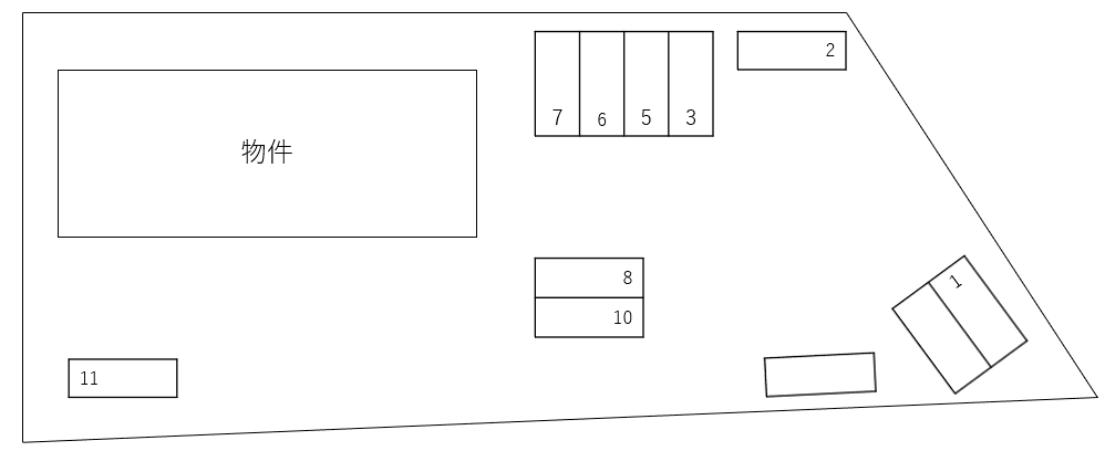 ファインセラの駐車配置図