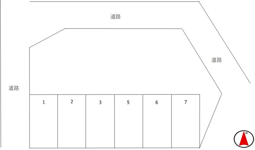 すえひろパーク南羽生2丁目の駐車配置図