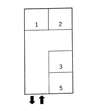 井口町パーキングの駐車配置図