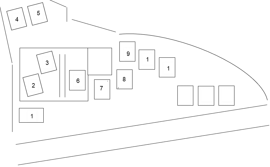 プランドール・ひがの駐車配置図