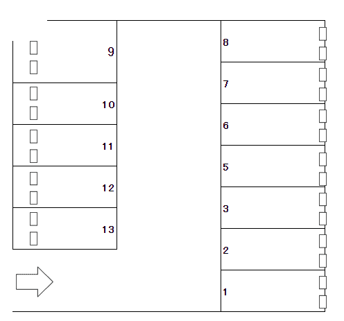 320042の駐車配置図