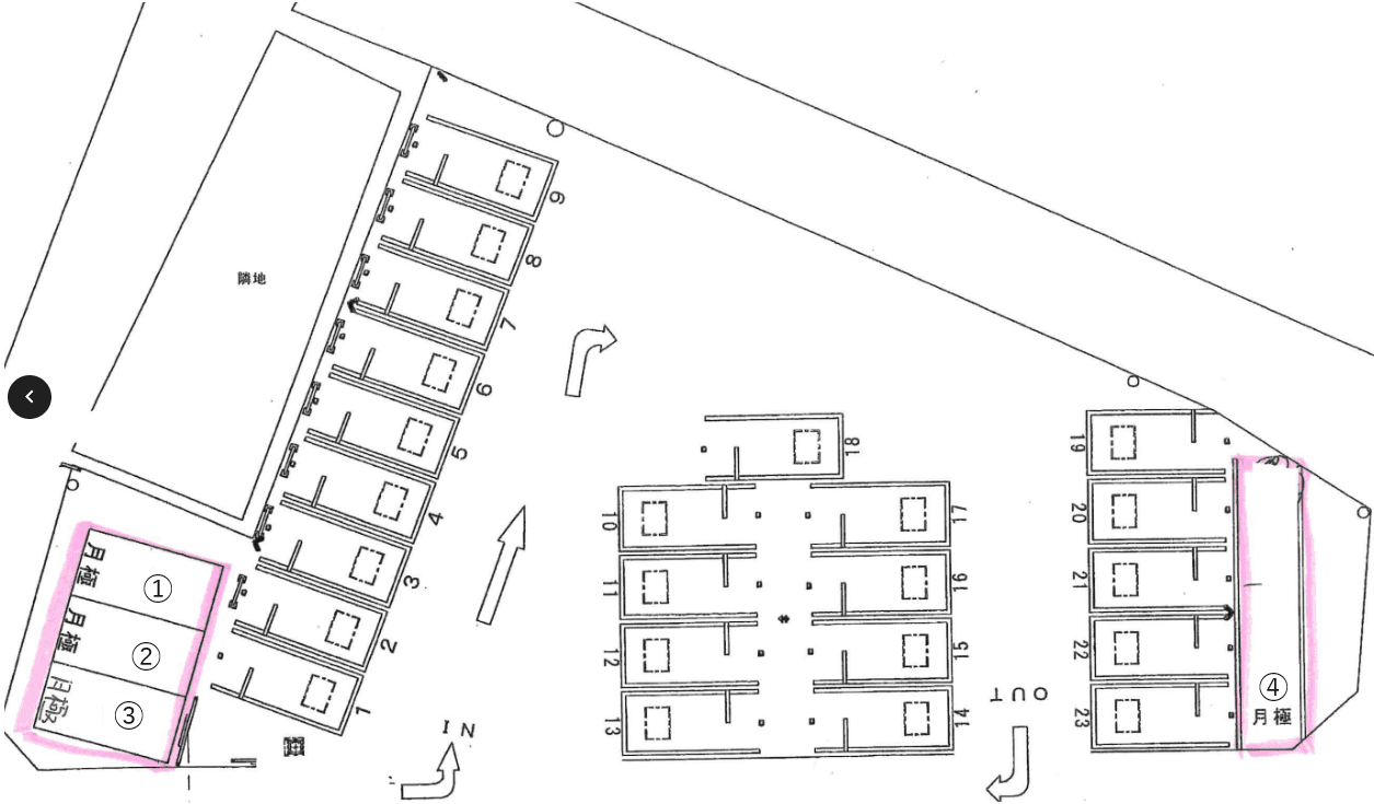 ブレイクじゃんぼ食鮮館松原店の駐車配置図