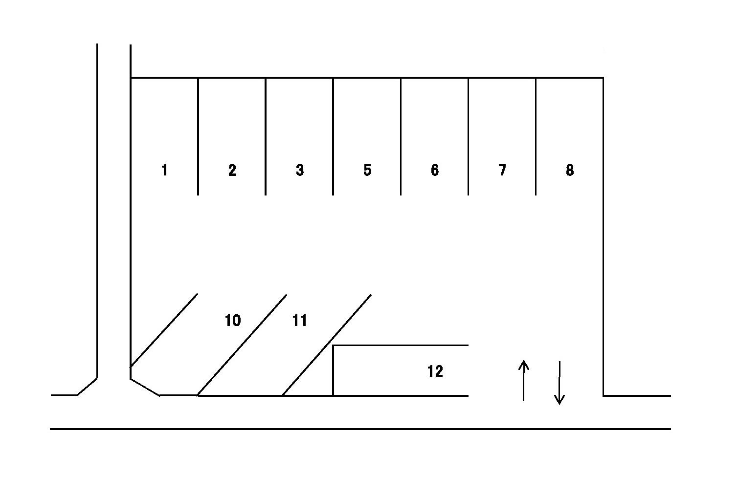 J-073の駐車配置図