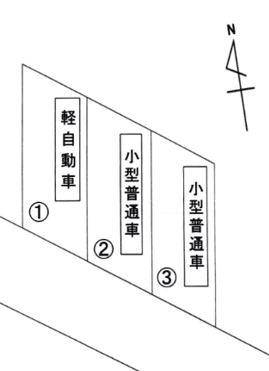 下重原二丁目駐車場の駐車配置図