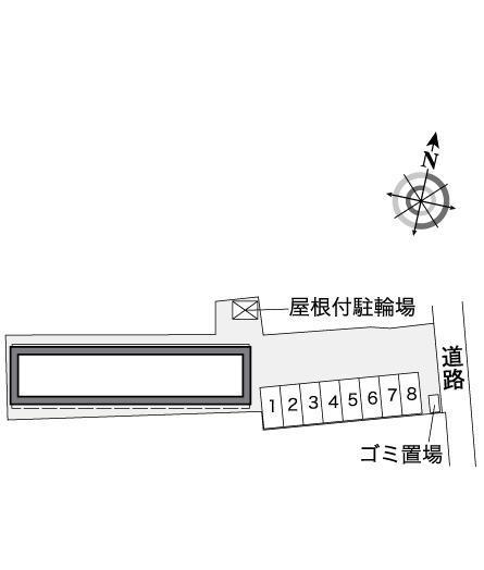 シャルムコート(38386)の駐車配置図