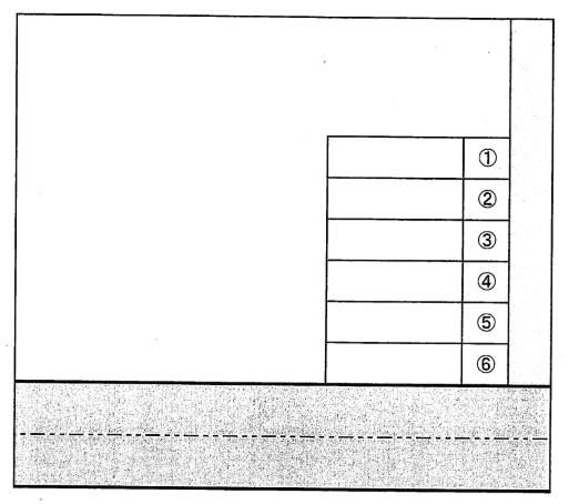 池田パーキングの駐車配置図