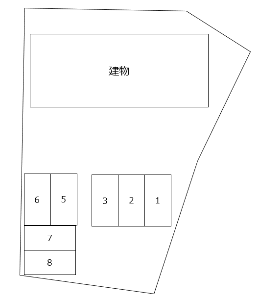 フォーリア南別駐車場の駐車配置図