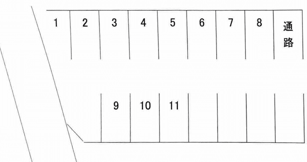 ムーンサドルパーキングの駐車配置図