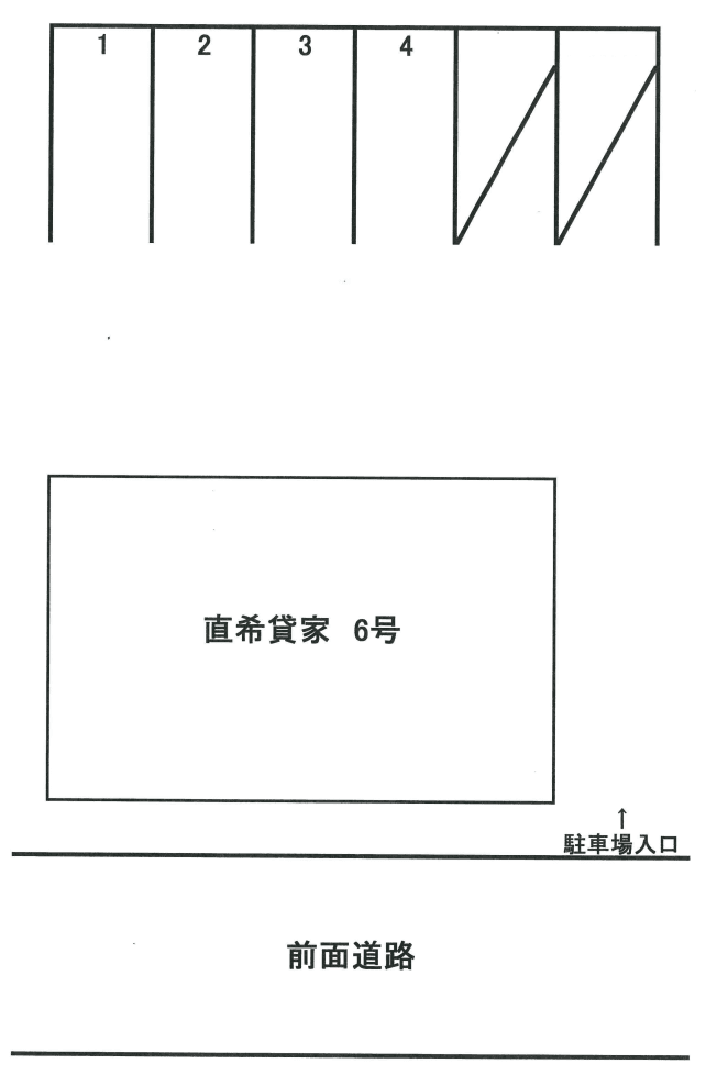 直希駐車場の駐車配置図