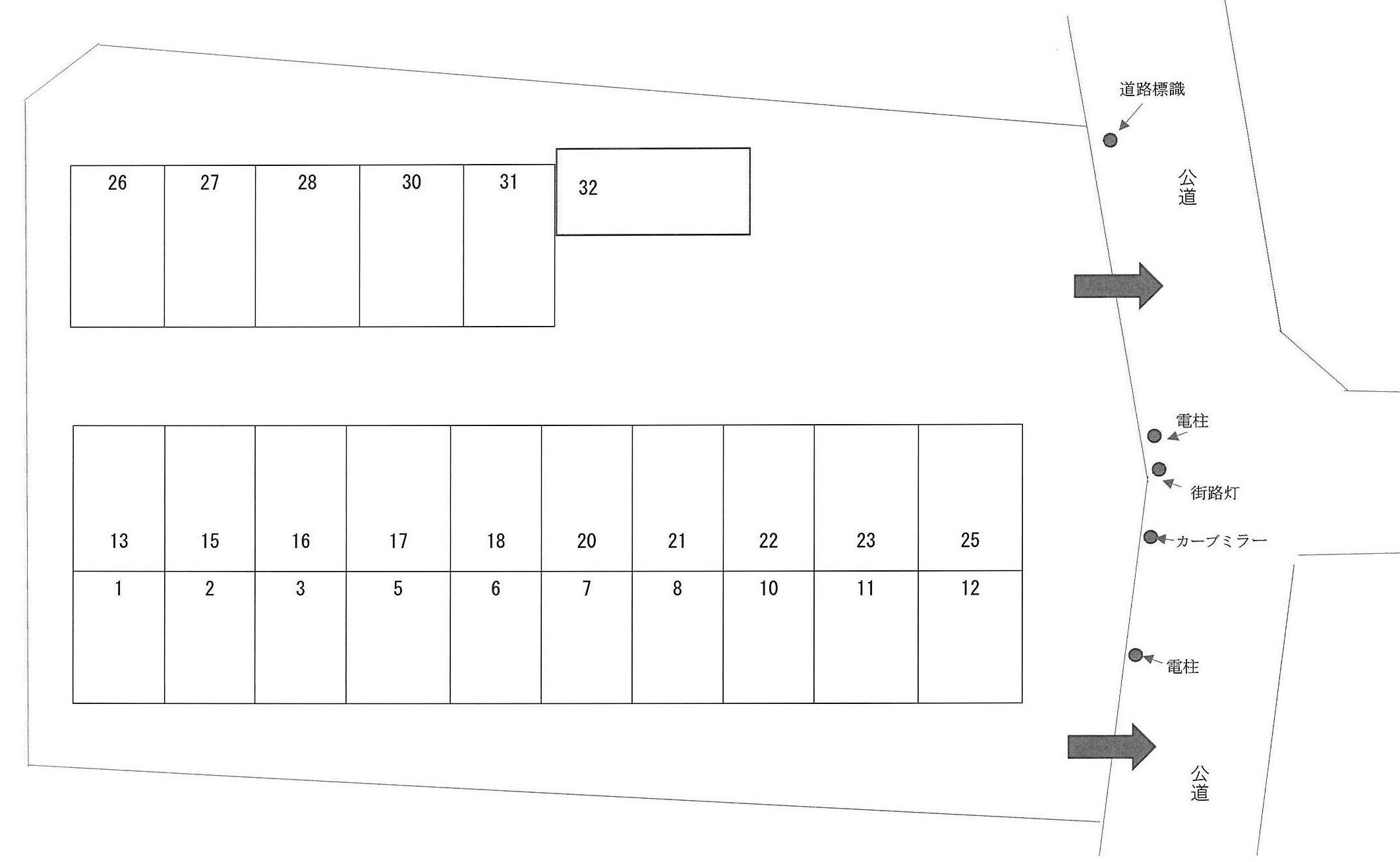 593の駐車配置図