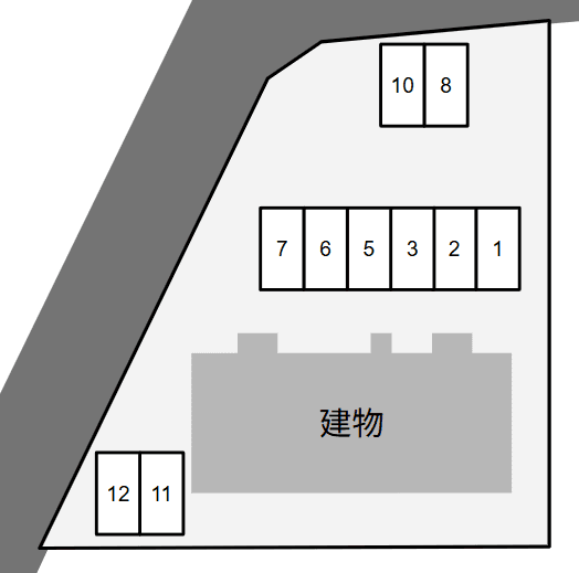 are-en-ciel別駐車場の駐車配置図