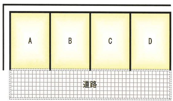 京町駐車場 (内)の駐車配置図