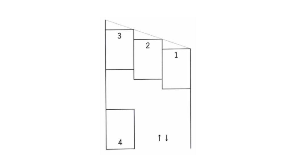 12470駐車場の駐車配置図