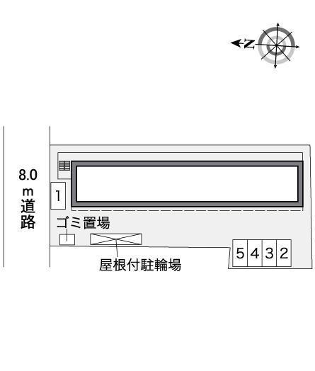 サンセリテ(37896)の駐車配置図