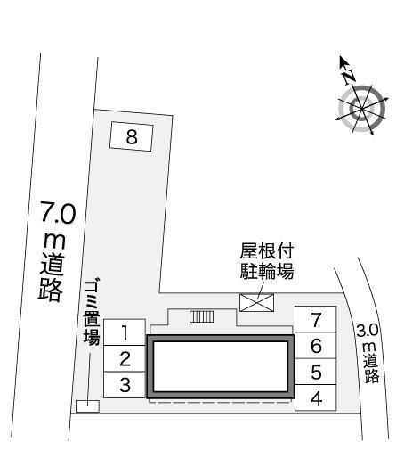 マ メゾン(25672)の駐車配置図