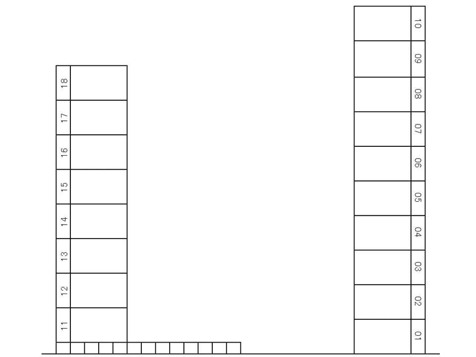 Mパーク桜ヶ丘8(桜ヶ丘8丁目)の駐車配置図