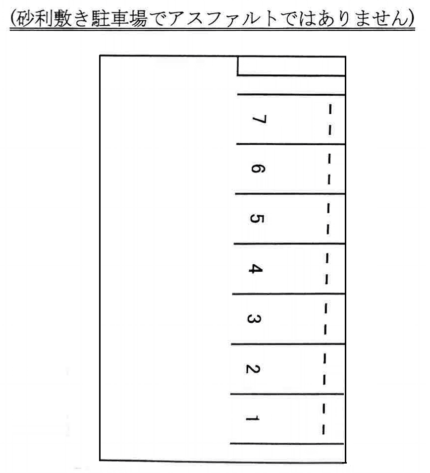 YNパーキングⅡの駐車配置図