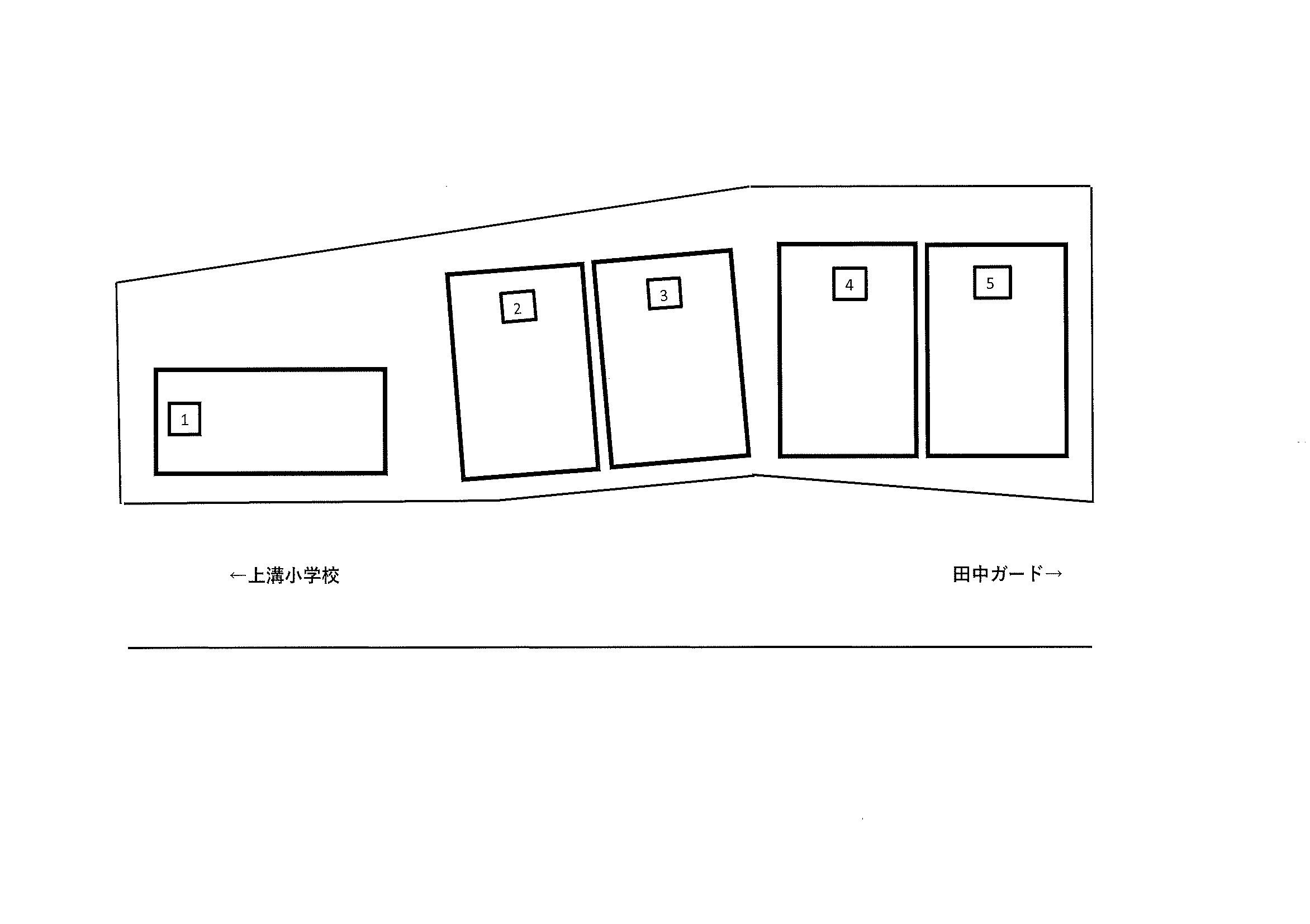 佐藤パーキング上溝7丁目Ⅱの駐車配置図