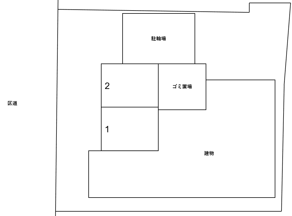 ブライズ品川南の駐車配置図