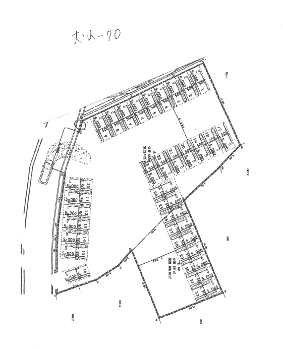 犬山-70の駐車配置図