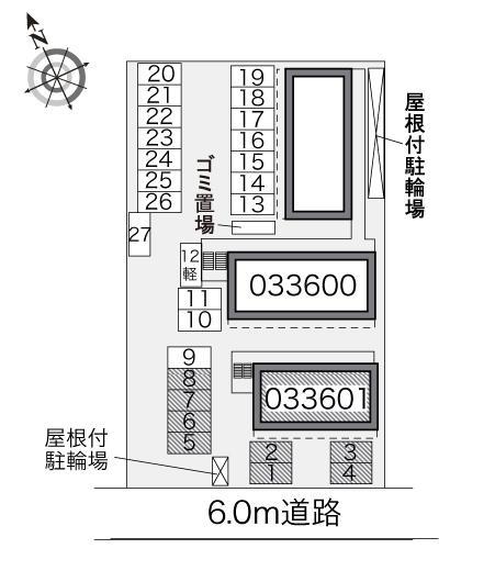 SOARERⅡ(33601)の駐車配置図
