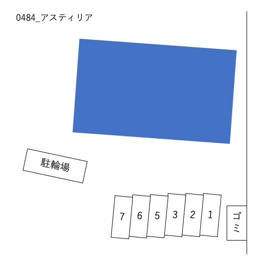 アスティリアの駐車配置図