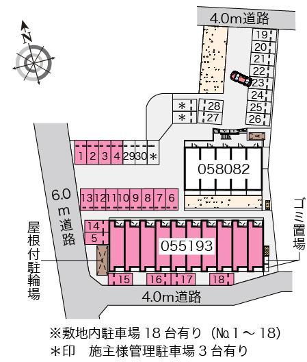 シャンデフレーズ(55193)の駐車配置図