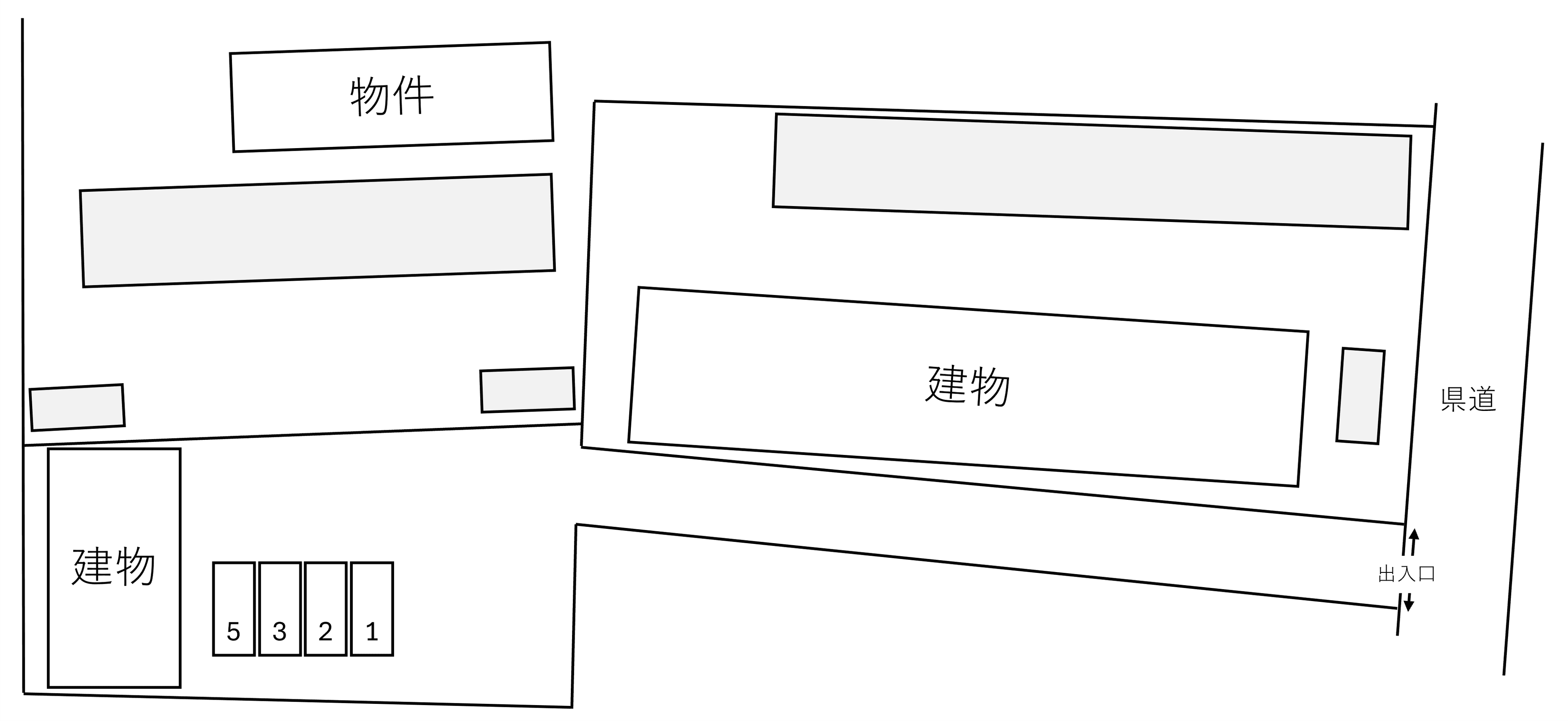 Kハピネス2の駐車配置図