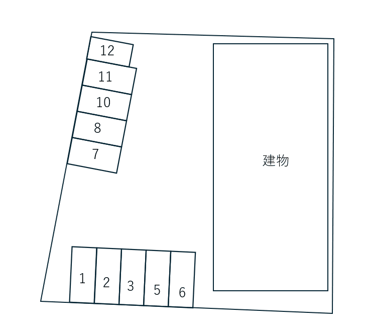 Maison de confort別駐車場の駐車配置図