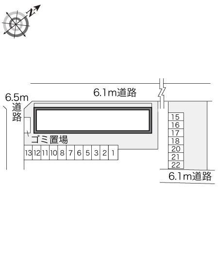 FIT TERRASE(20755) 敷地外駐車場の駐車配置図