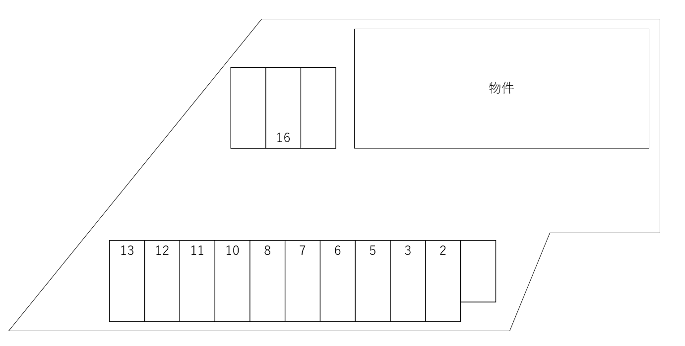 プリオールの駐車配置図